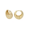 The new 2024 minimalist design metal smooth C-shaped ear rings exude a cold and elegant feminine charm Item Picture